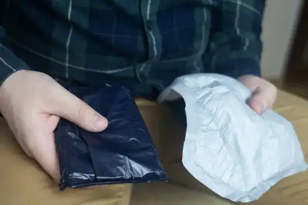 image of man holding stool incontinence Middlesbrough products